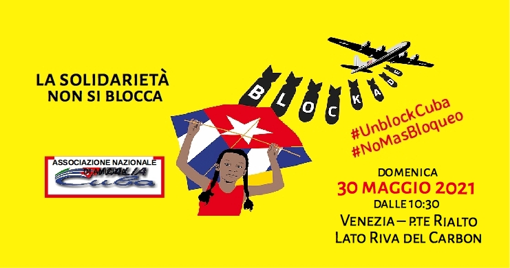 Giornate di mobilitazione nazionale per l'eliminazione del blocco contro Cuba